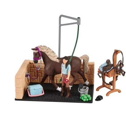 Schleich Horse Club Waschplatz Mit Horse Club Emily Und Luna – Bild 2