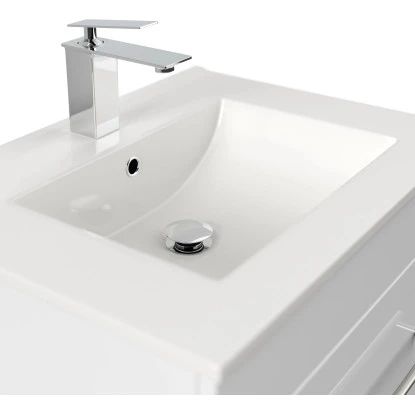 Posseik Waschplatz Viva 60 Cm Weiß Hochglanz – Bild 5