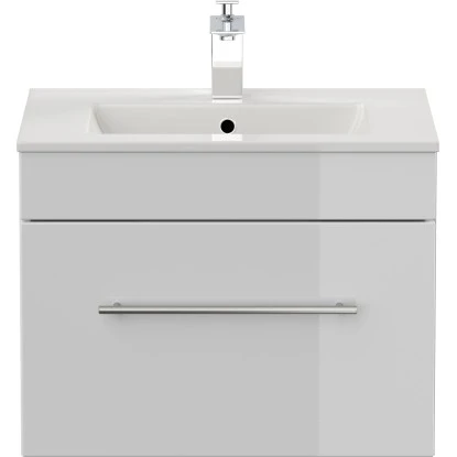 Posseik Waschplatz Viva 60 Cm Weiß Hochglanz – Bild 8