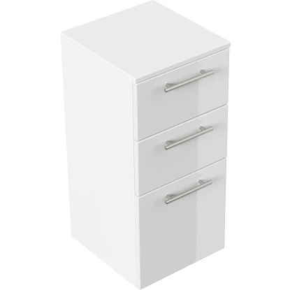 Posseik Midischrank Viva 35,2 Cm Weiß Hochglanz – Bild 2