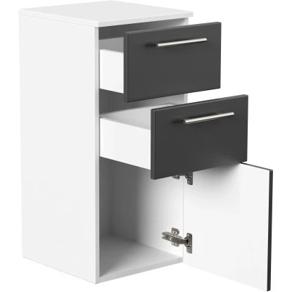 Posseik Midischrank Viva 35,2 Cm Schwarz Seidenglanz – Bild 2