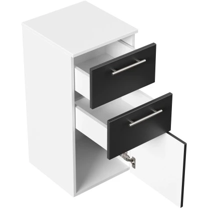 Posseik Midischrank Viva 35,2 Cm Schwarz Seidenglanz – Bild 4