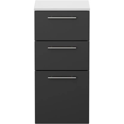 Posseik Midischrank Viva 35,2 Cm Schwarz Seidenglanz – Bild 5