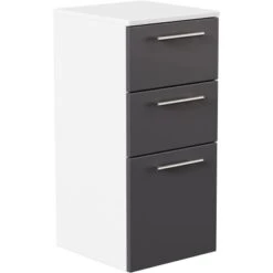 Posseik Midischrank Viva 35,2 Cm Anthrazit Seidenglanz