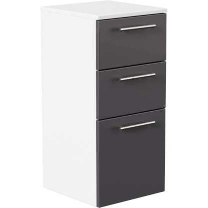 Posseik Midischrank Viva 35,2 Cm Anthrazit Seidenglanz