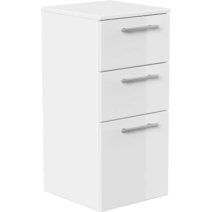 Posseik Badmöbel-Set Viva 60 Cm Weiß Hochglanz 4-teilig – Bild 3