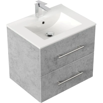 Posseik Waschplatz Homeline 60 Cm Beton2-teilig