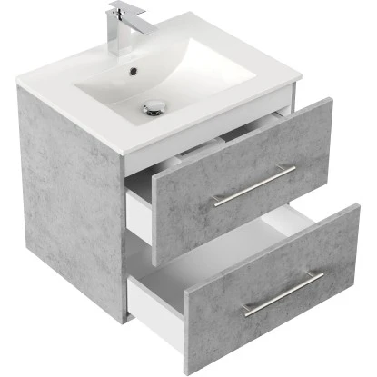 Posseik Waschplatz Homeline 60 Cm Beton2-teilig – Bild 2