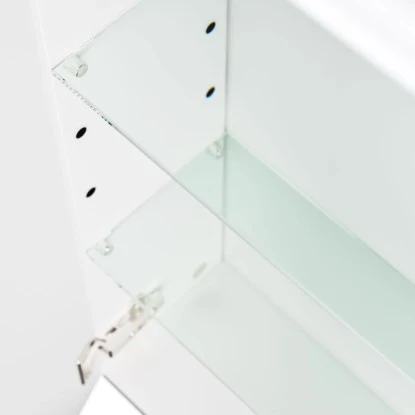 Posseik Badmöbel-Set Homeline 60 Cm Weiß Eiche Hell 3-teilig – Bild 6