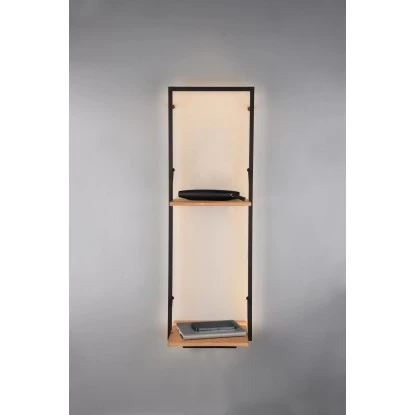 Mirrors & More Metall-Wandregal Becky Mit LED-Stripe 10,5 W 94 X 32 X 30 Cm – Bild 7