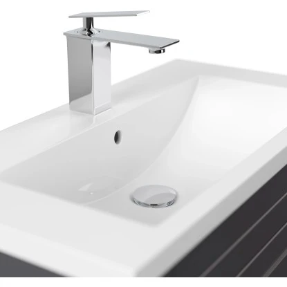 Posseik Badmöbel-Set Portus SlimLine H X B X T: 51 Cm X 70 Cm X 36 Cm Anthrazit – Bild 5