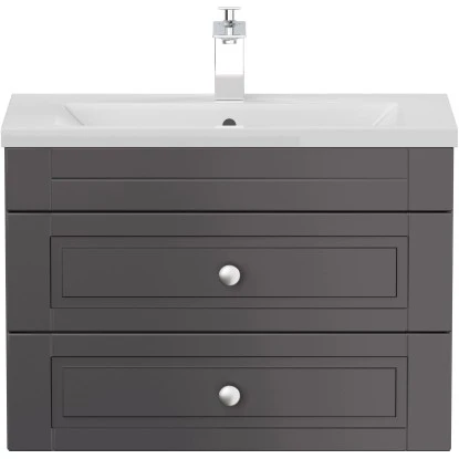 Posseik Badmöbel-Set Portus SlimLine H X B X T: 51 Cm X 70 Cm X 36 Cm Anthrazit – Bild 8