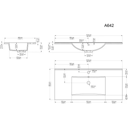 Posseik Badmöbel-Set Homeline H X B X T: 56 Cm X 101 Cm X 46,5 Cm Anthrazit – Bild 7