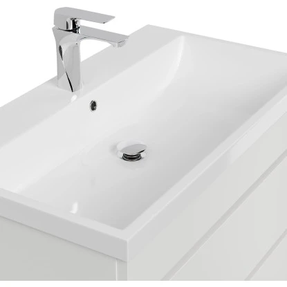 Posseik Badmöbel Set Pero Weiß SoftTouch 2-teilig – Bild 5