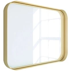 Randal Metallspiegel Rechteckig 80 Cm X 60 Cm Goldschimmer