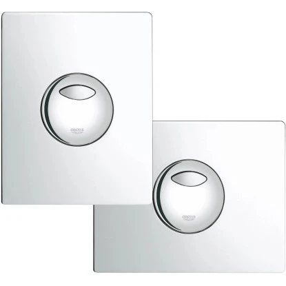 Grohe Abdeckplatte Skate 2-Mengen-Betätigung Chrom – Bild 2