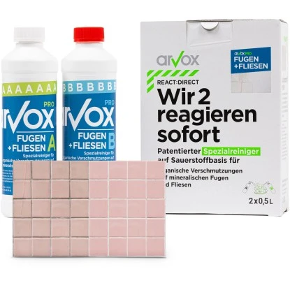 Arvox Pro Reiniger Fugen + Fliesen 1 L – Bild 3