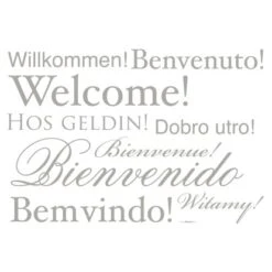 Komar Deko-Sticker Welcome 50 Cm X 70 Cm