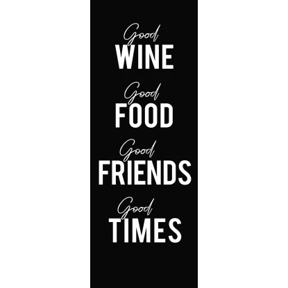 Leinwandbild Anonymus Good Wine 77 Cm X 27 Cm