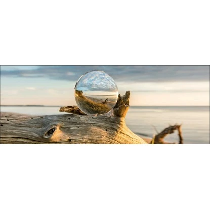 Leinwandbild Anonymus Drop On Wood 77 Cm X 27 Cm