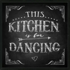 Bild Mit Rahmen Anonymus Kitchen Slogan I 52,5 Cm X 52,5 Cm