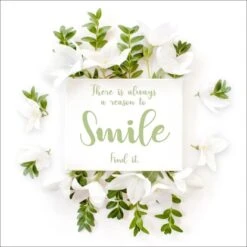 Glasbild Smile 20 Cm X 20 Cm