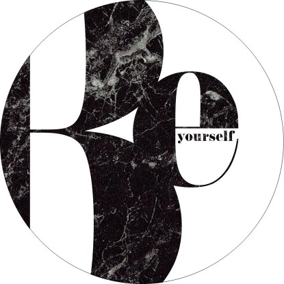 Glasbild Be 20 Cm X 20 Cm