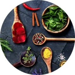 Glasbild Kochkreation I 30 Cm X 30 Cm