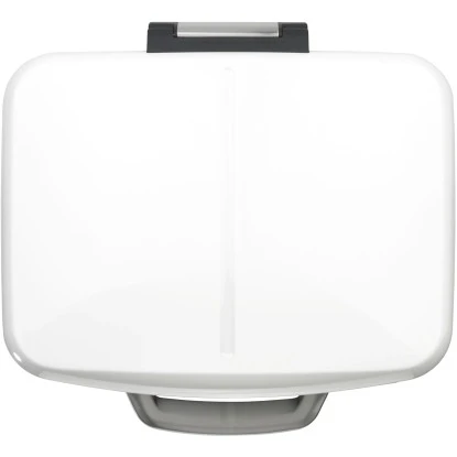 Wenko Tret-Mülleimer Primo Inkl. Mülltrennung 2 X 20 Weiß – Bild 5