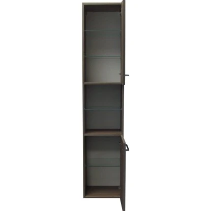 Fackelmann Hochschrank Rechts 35,5 Cm Rondo Eiche Cognac – Bild 2