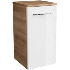 Fackelmann Unterschrank 30,5 Cm Milano Weiß-Ast-Eiche