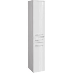 Fackelmann Hochschrank 30,5 Cm Milano Weiß