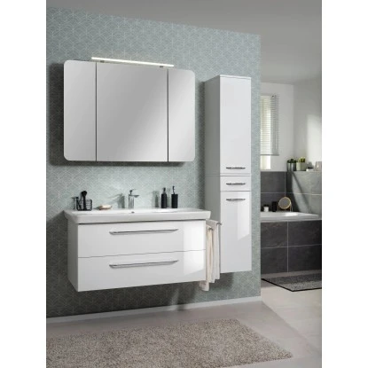 Fackelmann Hochschrank 30,5 Cm Milano Weiß – Bild 4