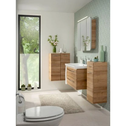 Fackelmann Spiegelschrank 90 Cm Milano Ast-Eiche – Bild 3