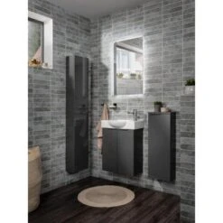 Fackelmann Spiegel Mit LED-Beleuchtung 55 Cm Milano