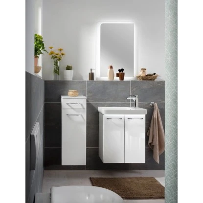 Fackelmann Waschbeckenunterschrank 52 Cm Milano Weiß