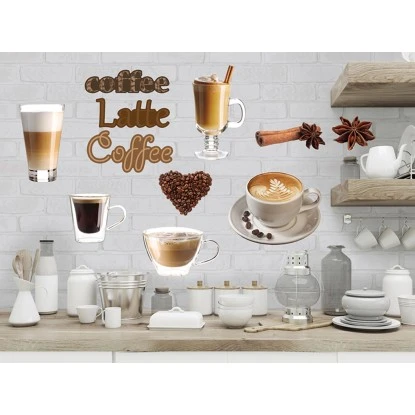 Euroart Wandsticker Coffee III 25 Cm X 35 Cm â Bild 2