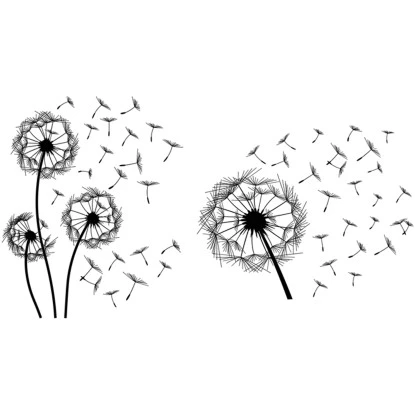 Euroart Wandsticker Dandelion I 25 Cm X 35 Cm