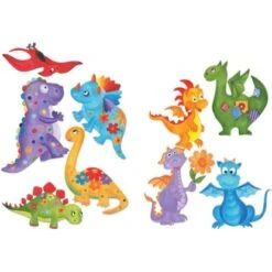 Euroart Wandsticker Dinos 25 Cm X 35 Cm