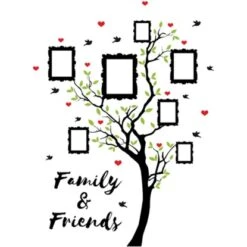 Euroart Wandsticker Fotobaum 25 Cm X 35 Cm