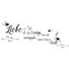 Euroart Wandsticker Liebe Ist Das Einzige ... 25 Cm X 35 Cm