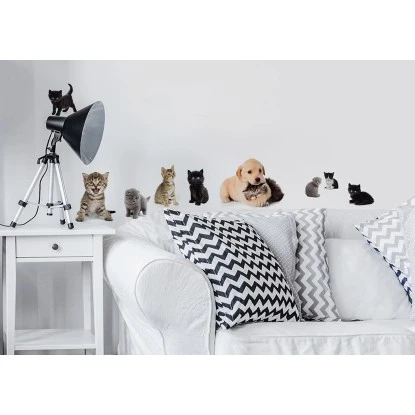 Euroart Wandsticker Süße Tiere 25 Cm X 35 Cm – Bild 2