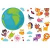 Euroart Wandsticker Tiere Der Welt 25 Cm X 35 Cm