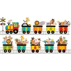 Euroart Wandsticker Tierzug 25 Cm X 35 Cm