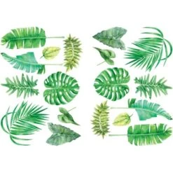 Euroart Wandsticker BlÀtter Im Urwald 50 Cm X 70 Cm