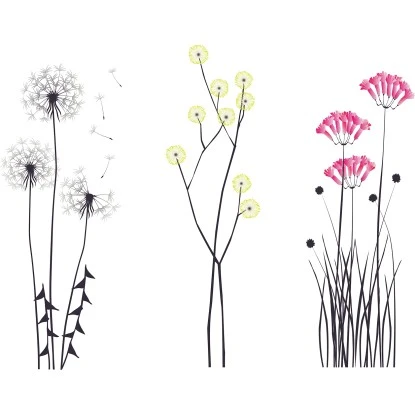 Euroart Wandsticker Blumen Im Frühling 50 Cm X 70 Cm