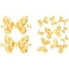 Euroart Wandsticker Butterfly Gold 50 Cm X 70 Cm
