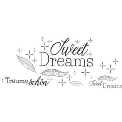 Euroart Wandsticker Sweet Dreams 50 Cm X 70 Cm