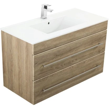 Posseik Waschplatz Aurora 100 Cm Braun 2-teilig