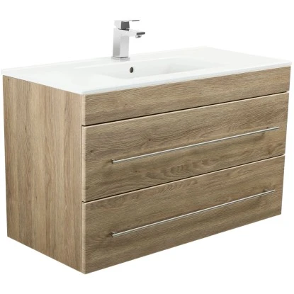 Posseik Waschplatz Aurora 100 Cm Braun 2-teilig – Bild 2